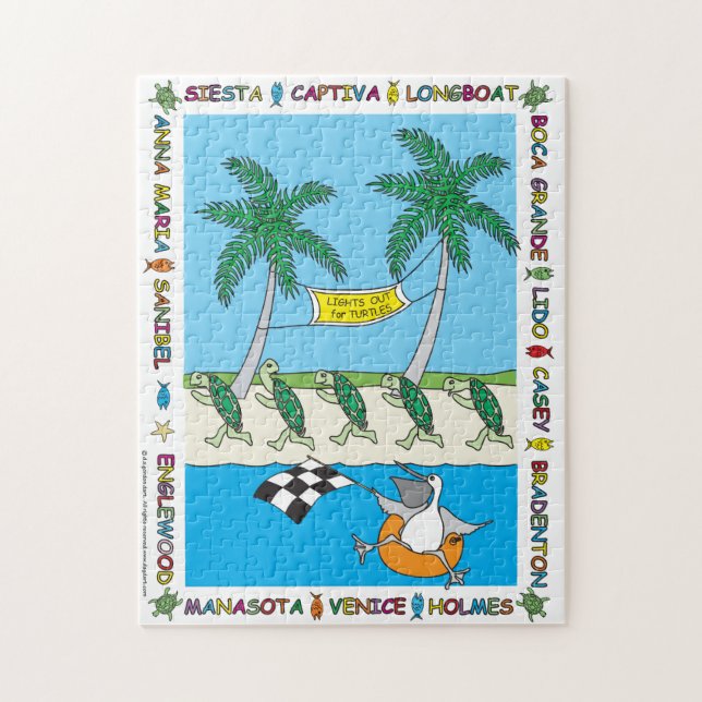 Turtle Season 11X14 Jigszawa Puzzle Pussel (Vertikal)