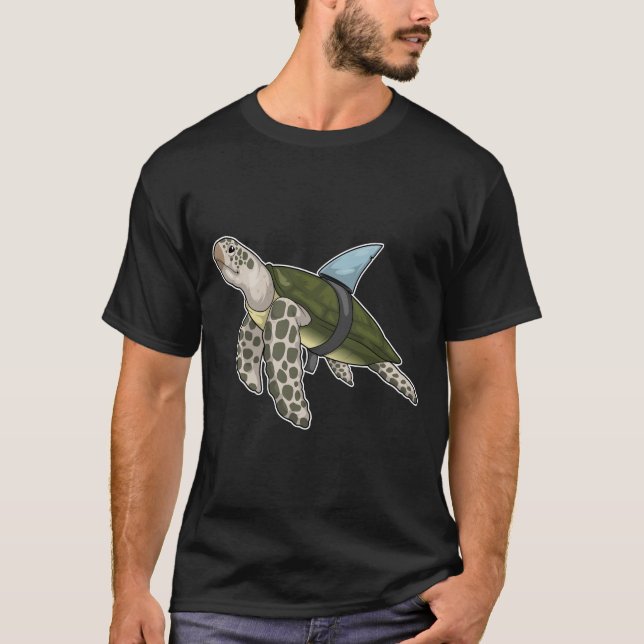 Turtle Shark fin T Shirt (Framsida)