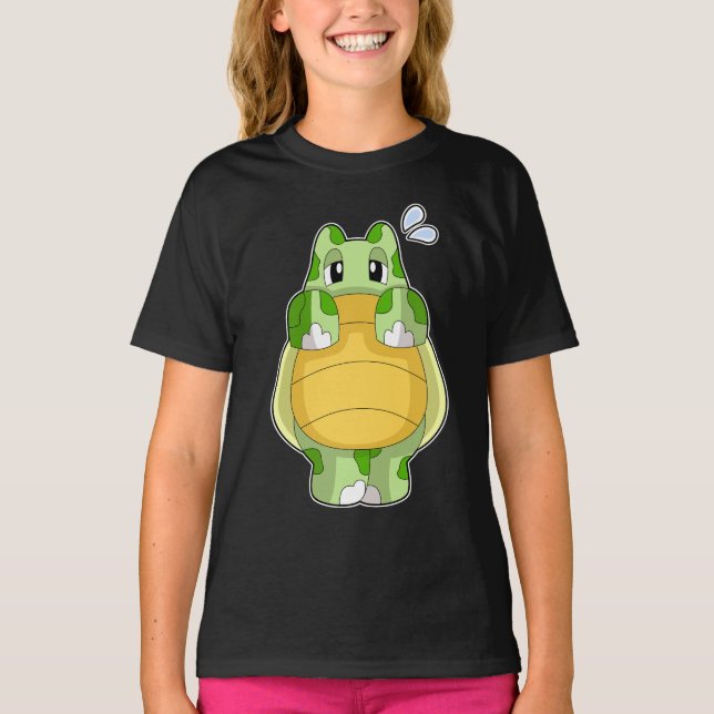 Turtle Shy T Shirt (Framsida)