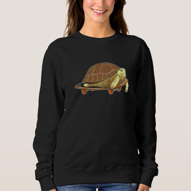 Turtle Skater Skateboard Sports Premium T Shirt (Framsida)
