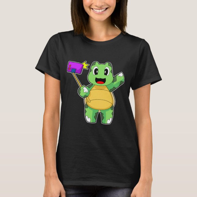 Turtle Smartphone T Shirt (Framsida)