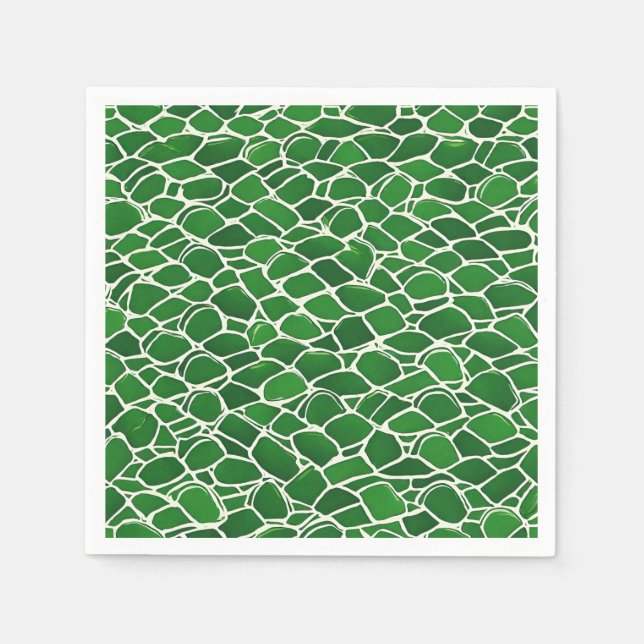 Turtle Snäcka Mönster Pappersservett (Framsidan)