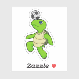 Turtle Soccer-spelare Klistermärken