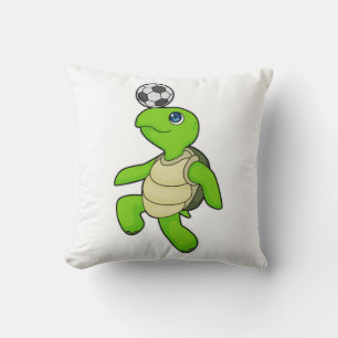 Turtle Soccer-spelare Kudde
