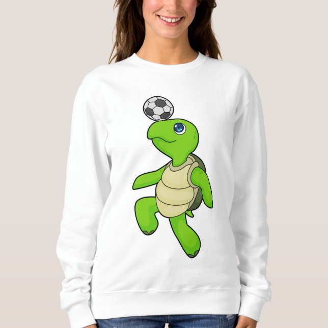 Turtle Soccer-spelare T Shirt (Framsida)