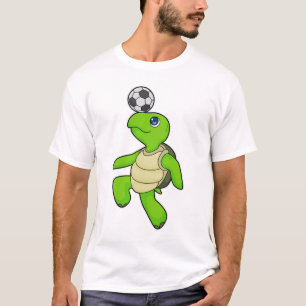 Turtle Soccer-spelare T Shirt