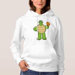 Turtle som Basketball-spelare med Basketball T Shirt