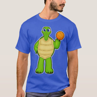 Turtle som basketspelare med Basketball 2 T Shirt