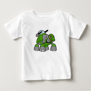 Turtle som Robot med Cannons T Shirt