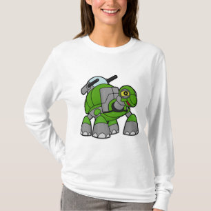 Turtle som Robot med Cannons T Shirt