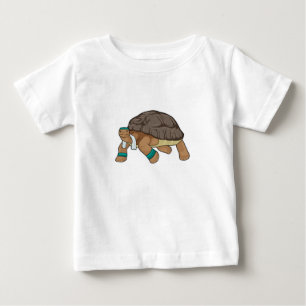 Turtle som Springer med Towel T Shirt