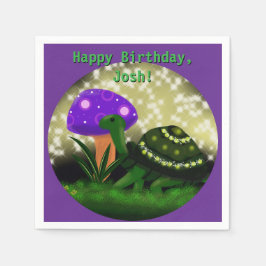 Turtle, Sparkly Pappra blöjor Pappersservett