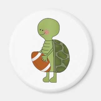 Turtle Spelar fotboll Magnet