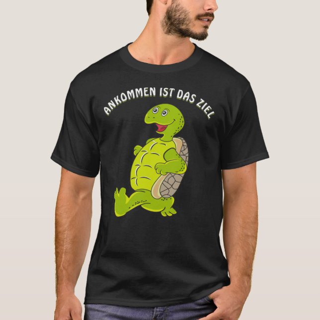 Turtle Springa Tävling T Shirt (Framsida)