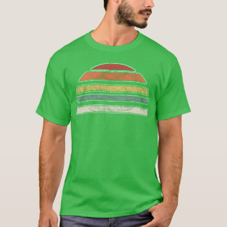 Turtle Sunset 70s Animal friend T Shirt