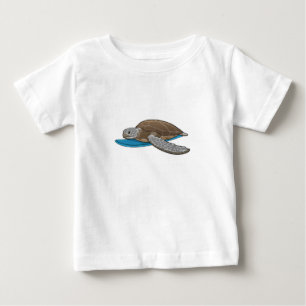 Turtle Surfer Surfboard T Shirt