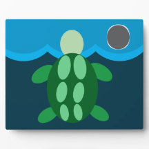 turtle swimming at midnight.
