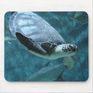 Turtle Swimming Mouse Pad Musmatta
