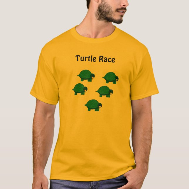 Turtle Tävling T Shirt (Framsida)