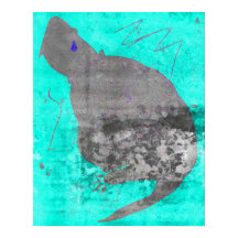 Turtle Teardrop 16 x 10 affisch