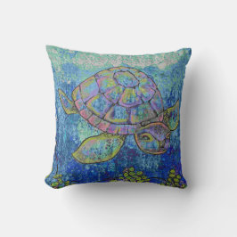 Turtle Throw Pillow Kudde