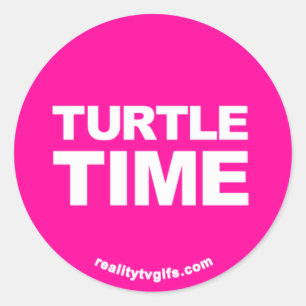 Turtle Time - Stickers Runt Klistermärke