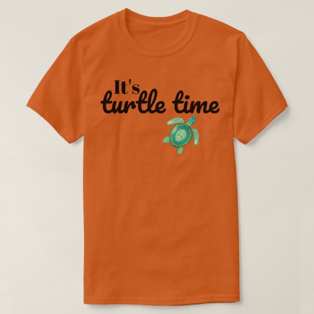 Turtle Time T Shirt (Design framsida)