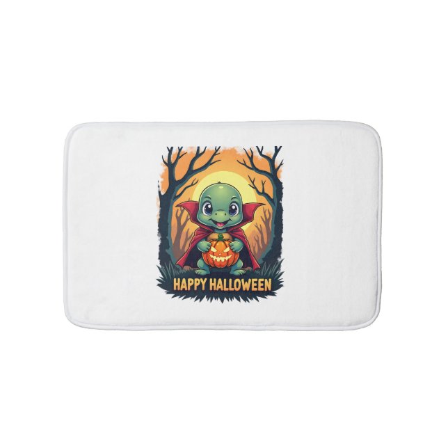 Turtle Tortoise Boo Vampire Bus eller godis Halldu Badrumsmatta (Framsidan)