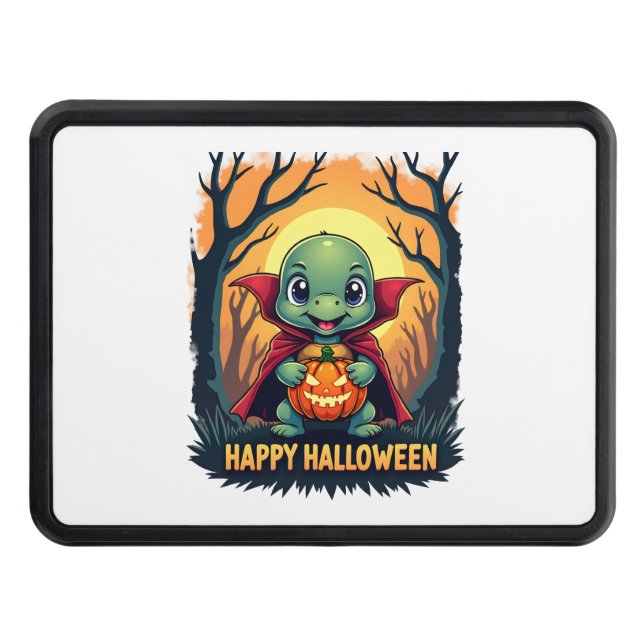 Turtle Tortoise Boo Vampire Bus eller godis Halldu Dragkroksskydd (Framsidan)