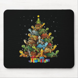 Turtle Träd Julgran Adsible Turtle Christm Musmatta