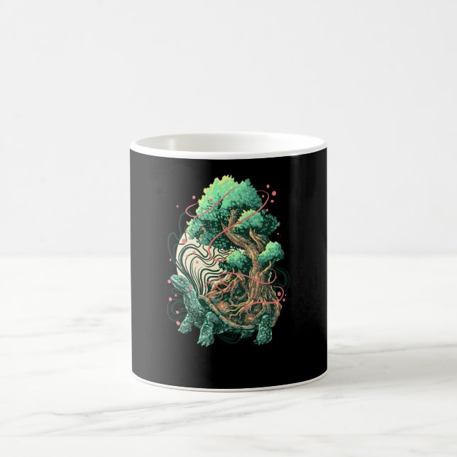 Turtle Träd Kaffemugg (Center)