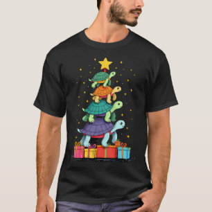 Turtle Tree Julgran Förtjusande Turtle Julgran T Shirt