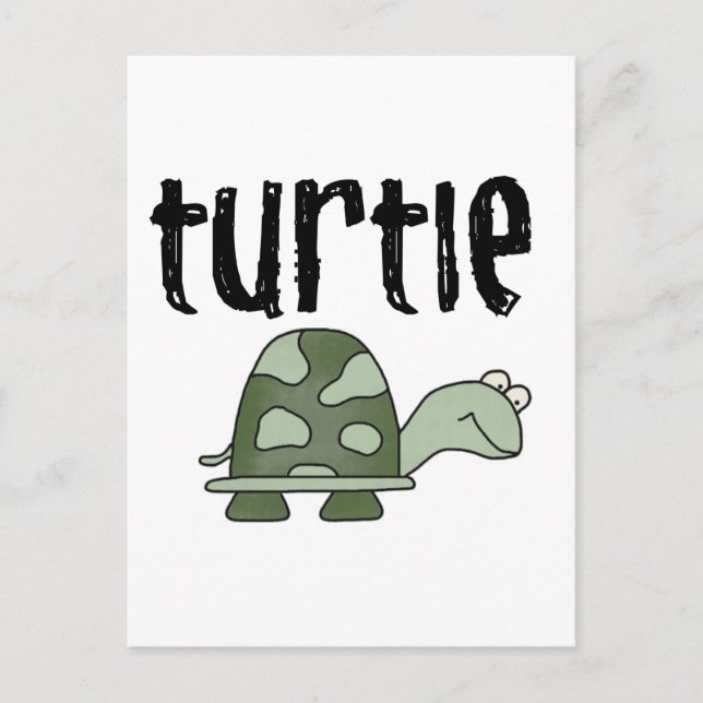 Turtle Tshirts och Gifts Vykort (Framsida)