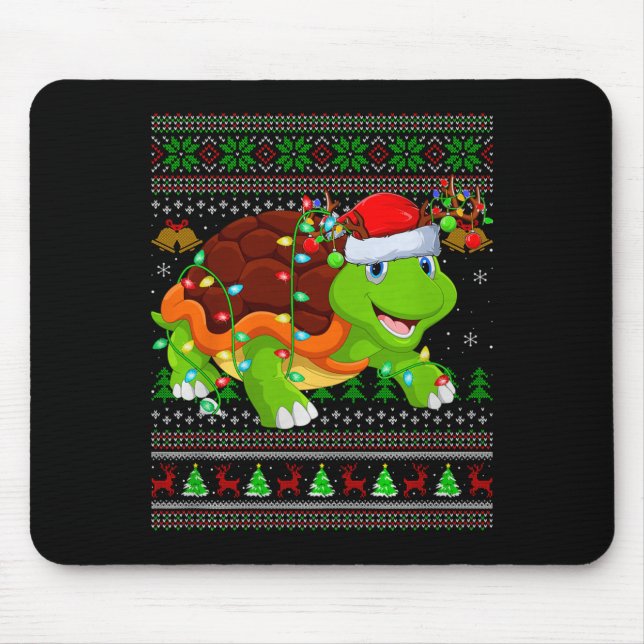 Turtle Ugly Christmas Sweaters Holiday Santa Cute  Musmatta (Framsidan)