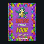 Turtle Unique Personlig Birthday Inbjudan Kids<br><div class="desc">🐢 Dive i Roligt med vår sköldpadda Födelsedagsfest inbjudan! 🎉 Redot 🐢 att gå ut på ett äventyr under vattnet som inget annat? Titta inte längre! Vår sköldpadda Födelsedagsfest inbjudan är här för att göra ett stänk vid ert kommande firande. 🌊 🎈 dessa vackra inbjudningar har charmerande sköldpaddor, som utstrålar...</div>