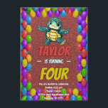 Turtle Unique Personlig Birthday Inbjudan Kids<br><div class="desc">🐢 Dive i Roligt med vår sköldpadda Födelsedagsfest inbjudan! 🎉 Redot 🐢 att gå ut på ett äventyr under vattnet som inget annat? Titta inte längre! Vår sköldpadda Födelsedagsfest inbjudan är här för att göra ett stänk vid ert kommande firande. 🌊 🎈 dessa vackra inbjudningar har charmerande sköldpaddor, som utstrålar...</div>