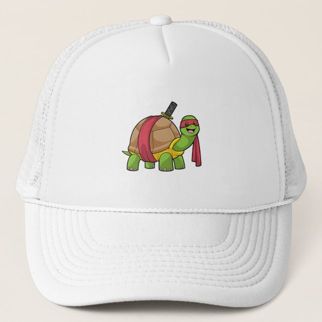 Turtle vid martialkonst med Sword Keps (Framsida)
