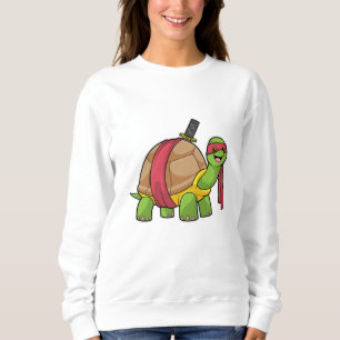 Turtle vid martialkonst med Sword T Shirt