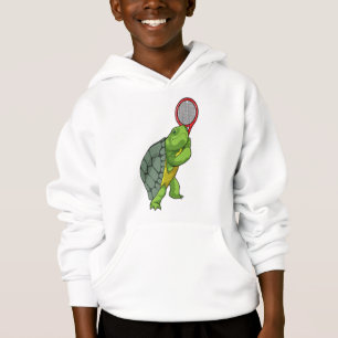 Turtle vid Tennis med tennis racket T Shirt
