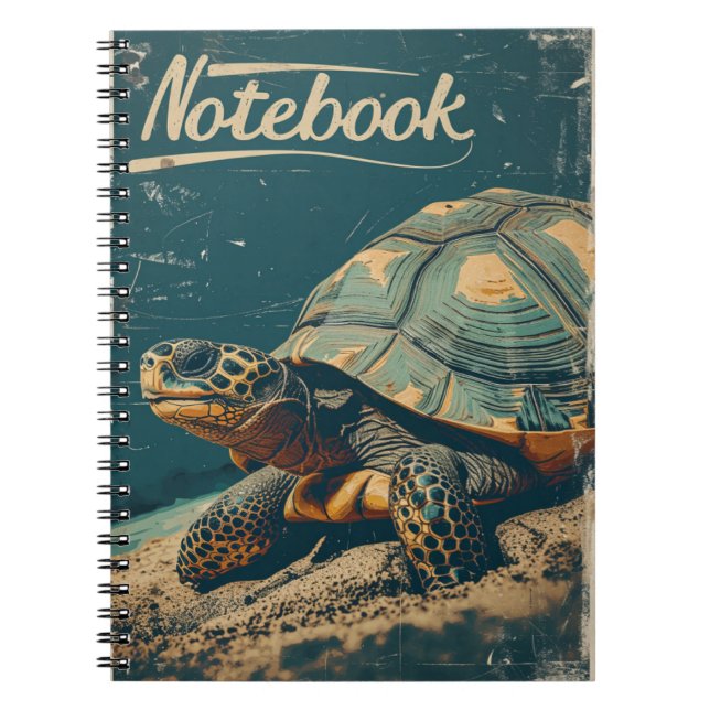 Turtle Vintage Anteckningsbok (Framsidan)