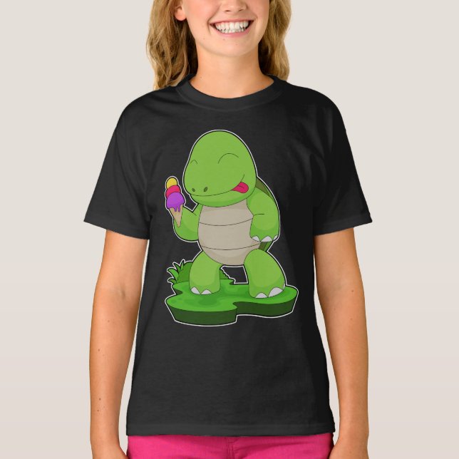 Turtle Waffle glass T Shirt (Framsida)