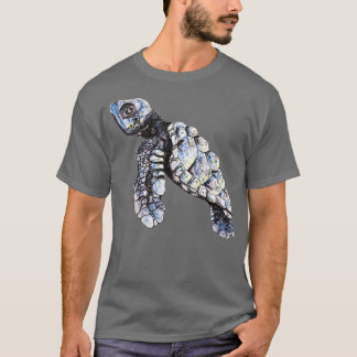 Turtle Watercolor Illustration T Shirt