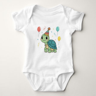Turtle Wearing a Party Hat T Shirt
