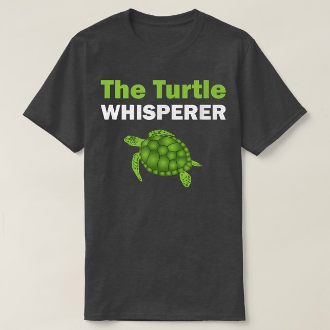 Turtle Whisperer Cute Tortoise T Shirt (Design framsida)