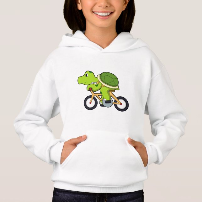 Turtle with Bicycle.PNG T Shirt (Framsida)