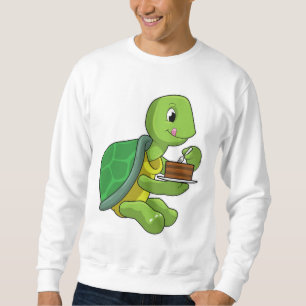Turtle with Cake Lång Ärmad Tröja
