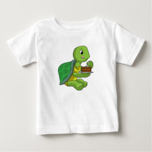 Turtle with Cake T Shirt