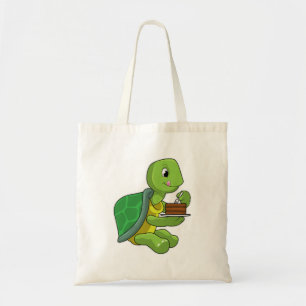 Turtle with Cake Tygkasse
