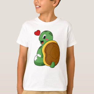 Turtle with Heart T Shirt