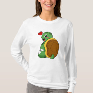 Turtle with Heart T Shirt